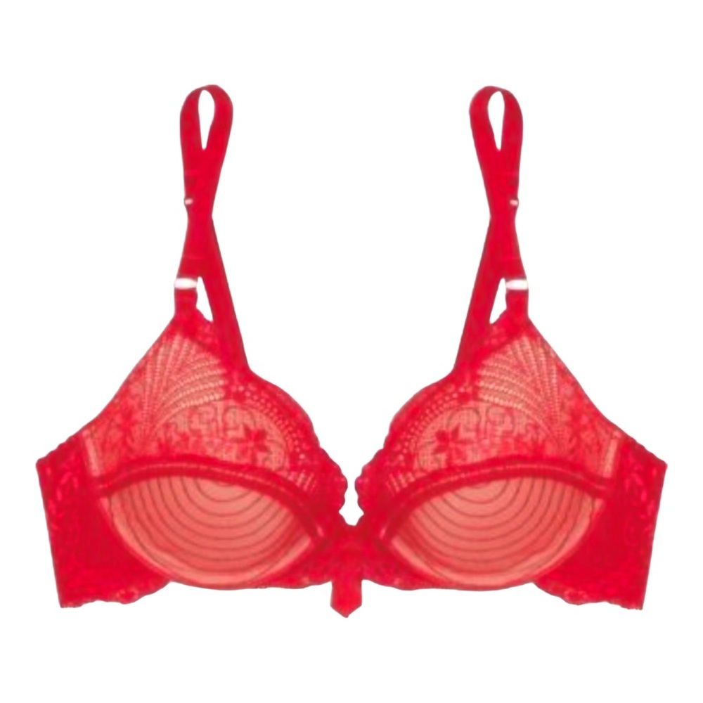 Elle‎ Macpherson Desert Heat Red Molded Bra, 34D, NWOT